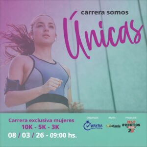 CARRERA SOMOS ÚNICAS 2026