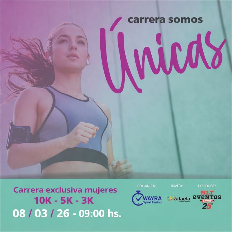 CARRERA SOMOS ÚNICAS 2026