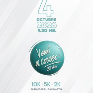 VENÍ A CORRER 2026